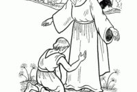10 lepers coloring page 10 lepers coloring page