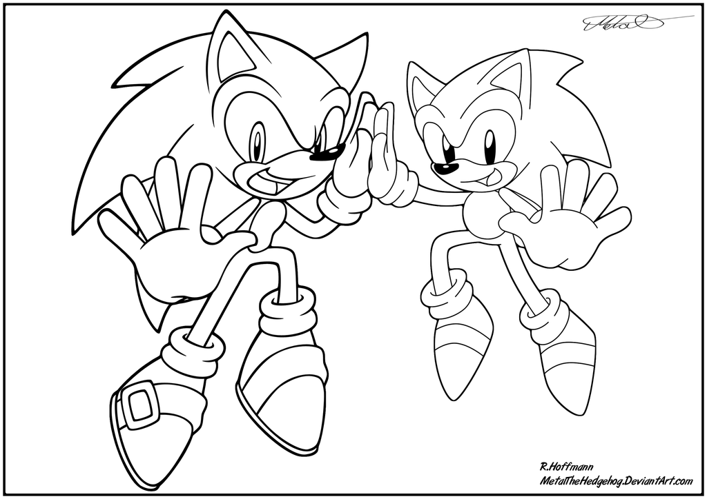 Sonic And Shadow Coloring Pages - Coloring Home