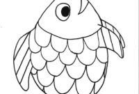 rainbow fish color page