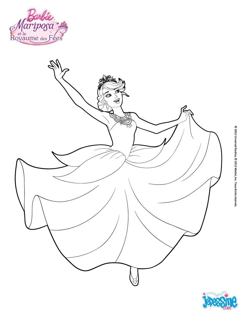 27+ Coloriage De Barbie Ã Imprimer | Color Info
