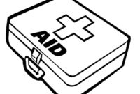 first aid coloring pages first aid coloring pages