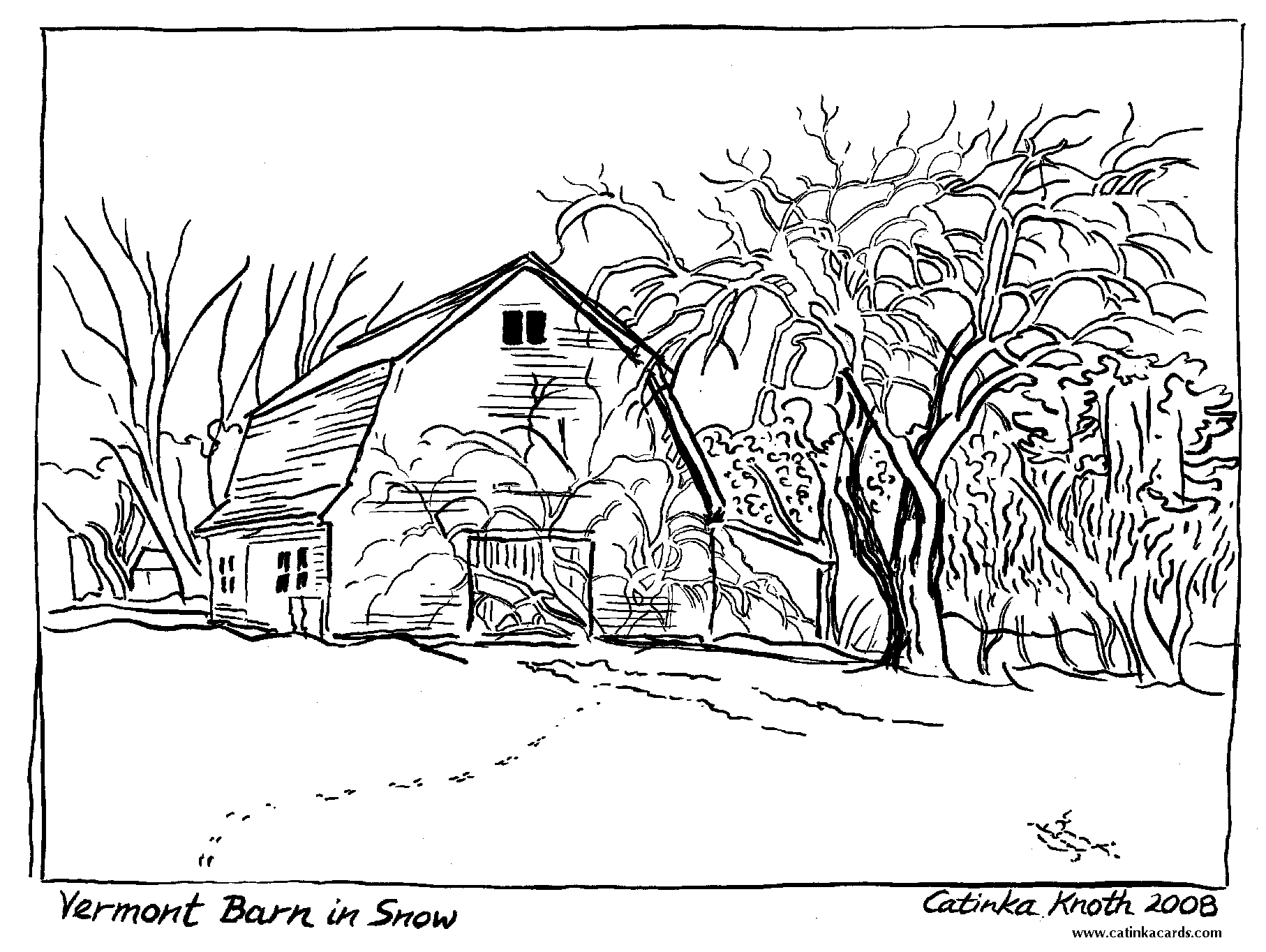 Spring Landscape Coloring Pages - Coloring Home