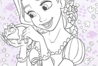 dessin a colorier et a imprimer raiponce