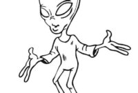 alien coloring page alien coloring page