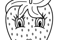 cute fruit coloring pages