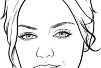 colouring pages faces colouring pages faces