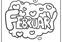 february color page february color page