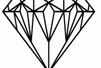diamond shape coloring page