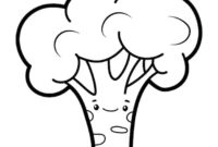 coloring pages of broccoli