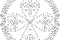 celtic cross coloring pages