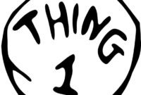 thing 1 thing 2 coloring pages