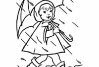 coloring pages rainy day