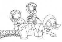 spidey and friends coloring pages