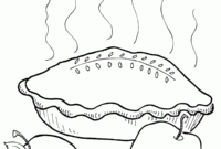 apple pie coloring page