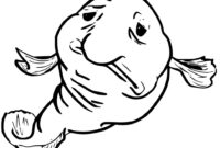 blobfish coloring page