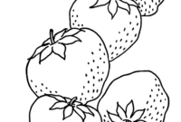 strawberry coloring page printable strawberry coloring page printable
