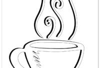 coffee cup coloring page coffee cup coloring page