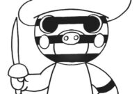 printable roblox piggy characters coloring pages