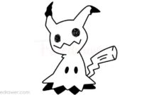 mimikyu coloring pages