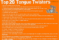 englische zungenbrecher englische zungenbrecher