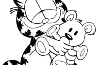 garfield coloring pages