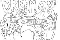 song lyric coloring pages song lyric coloring pages