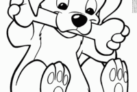 color a puppy