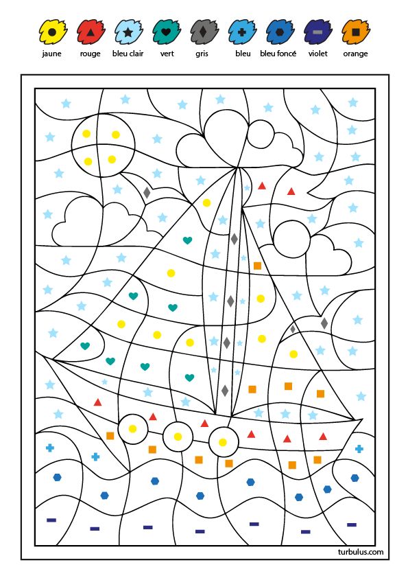 18+ Coloriage Code Couleur Ã Imprimer | Color Info