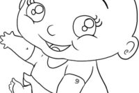 coloriage bebe a imprimer