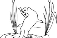 otter coloring pages