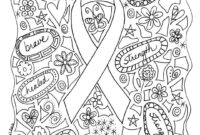 breast cancer awareness month coloring pages