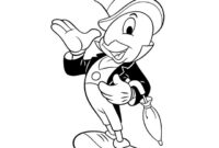 jiminy cricket coloring page jiminy cricket coloring page