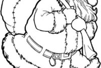 santa clause coloring sheets