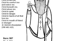 catholic st patrick coloring page catholic st patrick coloring page