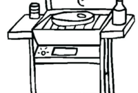 grill coloring page