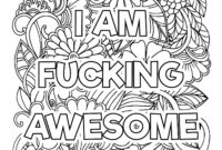 free printable cuss word coloring pages for adults