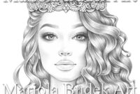 black queen coloring pages
