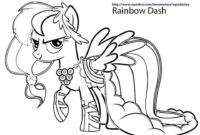 rainbow dash coloring page rainbow dash coloring page