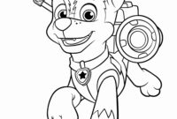 paw patrol chase coloring pages
