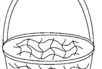 fruits in a basket coloring pages