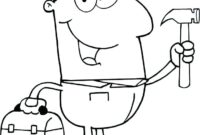 mailman coloring page