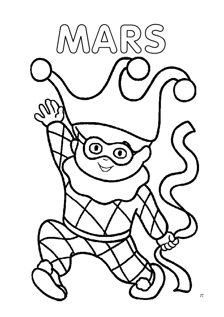 Mars.gif Catégorie Mois | Coloriage, Coloriage Carnaval tout Colriage