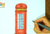 cabine telephonique anglaise dessin facile cabine telephonique anglaise dessin facile