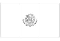 mexican flag printable coloring page