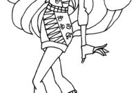 dessin a imprimer monster high