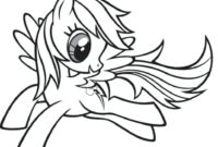 my little pony coloring pages rainbow dash