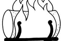 yule log coloring page yule log coloring page