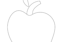 red apple coloring page red apple coloring page
