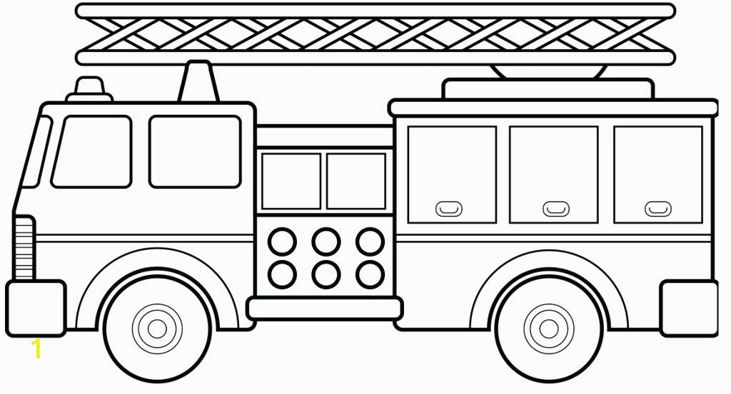 Paw Patrol Marshall Fire Truck Coloring Page | divyajanan