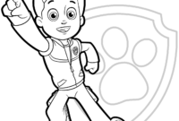 paw patrol ryder coloring page